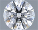 Natural Diamond 0.40 Carats, Round with Very Good Cut, H Color, VVS1 Clarity and Certified by GIA