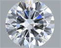 Diamante Natural 0.40 quilates, Redondo , Color D, claridad VS2 y certificado GIA