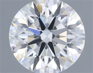 Picture of Natural Diamond 0.43 Carats, Round with Excellent Cut, G Color, VS1 Clarity and Certified by GIA
