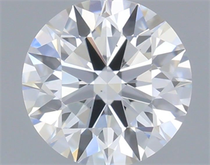 Picture of Natural Diamond 0.47 Carats, Round with Excellent Cut, E Color, VS2 Clarity and Certified by GIA
