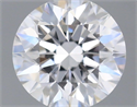 Natural Diamond 0.45 Carats, Round with Very Good Cut, D Color, VVS2 Clarity and Certified by GIA