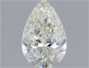 Natural Diamond 0.93 Carats, Pear with  Cut, H Color, VVS2 Clarity and Certified by IGI
