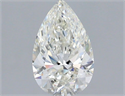 Natural Diamond 0.90 Carats, Pear with  Cut, H Color, VVS2 Clarity and Certified by IGI
