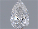 Natural Diamond 0.41 Carats, Pear with  Cut, E Color, VVS2 Clarity and Certified by GIA