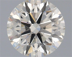 Picture of Natural Diamond 0.60 Carats, Round with Excellent Cut, L Color, VVS2 Clarity and Certified by GIA