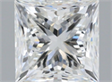 Natural Diamond 1.01 Carats, Princess with  Cut, I Color, VS2 Clarity and Certified by GIA