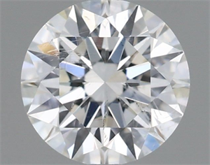 Foto Diamante Natural 0.65 quilates, Redondo , Color H, claridad SI2 y certificado GIA de