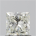 Natural Diamond 1.01 Carats, Princess with  Cut, I Color, VVS1 Clarity and Certified by IGI