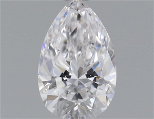 Picture of Natural Diamond 0.43 Carats, Pear with  Cut, D Color, SI1 Clarity and Certified by GIA