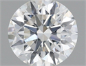 Natural Diamond 0.40 Carats, Round with Excellent Cut, F Color, VS2 Clarity and Certified by IGI