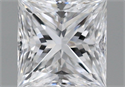 Natural Diamond 0.50 Carats, Princess with  Cut, D Color, SI2 Clarity and Certified by GIA