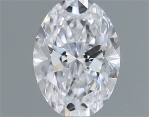 Picture of Natural Diamond 0.46 Carats, Oval with  Cut, D Color, VS2 Clarity and Certified by GIA