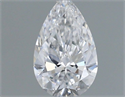 Natural Diamond 0.40 Carats, Pear with  Cut, D Color, IF Clarity and Certified by GIA