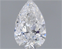Diamante Natural 0.43 quilates, De pera , Color D, claridad VVS2 y certificado GIA