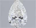 Diamante Natural 0.52 quilates, De pera , Color F, claridad SI2 y certificado GIA