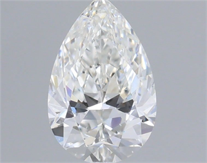 Foto Diamante Natural 0.52 quilates, De pera , Color F, claridad SI2 y certificado GIA de