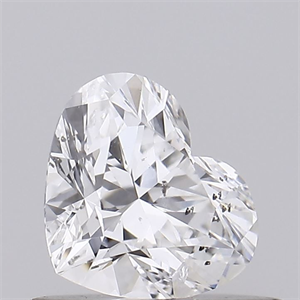 Picture of Natural Diamond 0.41 Carats, Heart with  Cut, D Color, SI2 Clarity and Certified by GIA