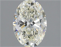Natural Diamond 1.58 Carats, Oval with  Cut, J Color, VVS1 Clarity and Certified by IGI