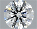 Diamante Natural 0.64 quilates, Redondo , Color I, claridad VVS2 y certificado IGI
