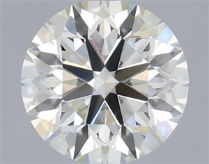 Picture of Natural Diamond 0.71 Carats, Round with Excellent Cut, H Color, VS2 Clarity and Certified by IGI