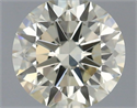 Natural Diamond 0.43 Carats, Round with Excellent Cut, K Color, VS2 Clarity and Certified by IGI