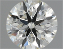 Natural Diamond 0.61 Carats, Round with Excellent Cut, H Color, VS1 Clarity and Certified by IGI
