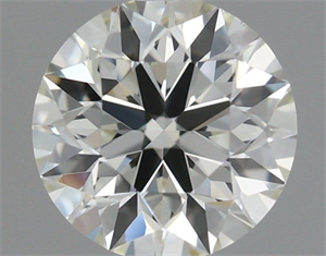 Picture of Natural Diamond 0.61 Carats, Round with Excellent Cut, H Color, VS1 Clarity and Certified by IGI