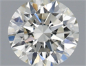 Natural Diamond 0.61 Carats, Round with Excellent Cut, I Color, SI1 Clarity and Certified by IGI