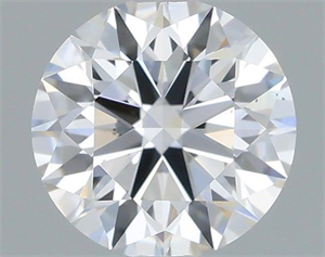 Picture of Natural Diamond 0.43 Carats, Round with Excellent Cut, D Color, VS2 Clarity and Certified by IGI