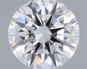 Picture of Natural Diamond 0.40 Carats, Round with Excellent Cut, D Color, SI1 Clarity and Certified by IGI
