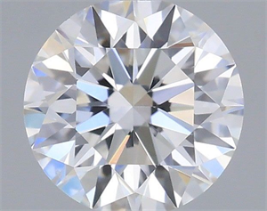 Picture of Natural Diamond 0.40 Carats, Round with Excellent Cut, E Color, VS2 Clarity and Certified by IGI