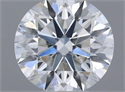 Natural Diamond 0.41 Carats, Round with Excellent Cut, E Color, SI1 Clarity and Certified by IGI