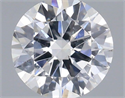Natural Diamond 0.40 Carats, Round with Very Good Cut, F Color, SI2 Clarity and Certified by IGI