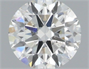 Natural Diamond 0.41 Carats, Round with Excellent Cut, G Color, SI1 Clarity and Certified by IGI