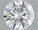 Natural Diamond 0.40 Carats, Round with Excellent Cut, G Color, SI1 Clarity and Certified by IGI