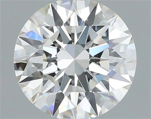 Picture of Natural Diamond 0.40 Carats, Round with Excellent Cut, G Color, SI1 Clarity and Certified by IGI
