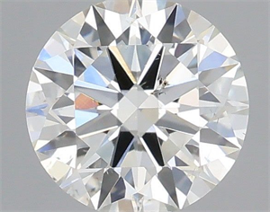 Picture of Natural Diamond 0.40 Carats, Round with Excellent Cut, G Color, SI1 Clarity and Certified by IGI