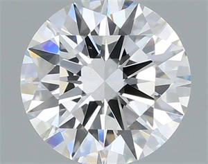 Picture of Natural Diamond 0.41 Carats, Round with Excellent Cut, G Color, VS2 Clarity and Certified by IGI