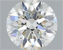 Natural Diamond 0.40 Carats, Round with Excellent Cut, H Color, VS2 Clarity and Certified by IGI