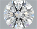 Natural Diamond 0.40 Carats, Round with Excellent Cut, H Color, VS2 Clarity and Certified by IGI