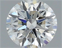 Natural Diamond 0.40 Carats, Round with Excellent Cut, H Color, SI1 Clarity and Certified by IGI