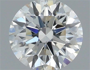 Picture of Natural Diamond 0.40 Carats, Round with Excellent Cut, H Color, SI1 Clarity and Certified by IGI