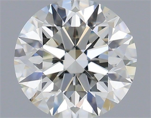 Picture of Natural Diamond 0.40 Carats, Round with Excellent Cut, H Color, SI1 Clarity and Certified by IGI