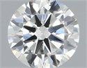 Natural Diamond 0.40 Carats, Round with Excellent Cut, H Color, SI1 Clarity and Certified by IGI