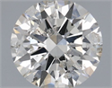 Natural Diamond 0.40 Carats, Round with Excellent Cut, H Color, SI2 Clarity and Certified by IGI
