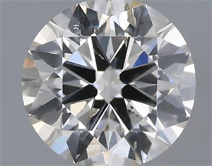 Picture of Natural Diamond 0.40 Carats, Round with Excellent Cut, H Color, SI2 Clarity and Certified by IGI