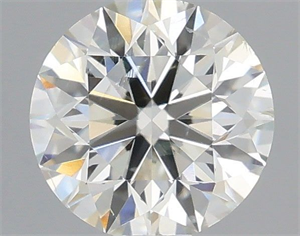 Picture of Natural Diamond 0.42 Carats, Round with Excellent Cut, H Color, SI2 Clarity and Certified by IGI