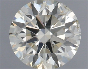 Picture of Natural Diamond 0.40 Carats, Round with Excellent Cut, J Color, SI1 Clarity and Certified by IGI