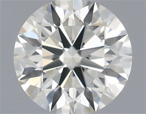 Picture of Natural Diamond 0.40 Carats, Round with Excellent Cut, J Color, VVS2 Clarity and Certified by IGI