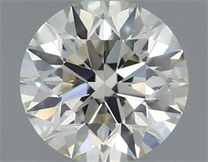 Picture of Natural Diamond 0.40 Carats, Round with Excellent Cut, J Color, VS1 Clarity and Certified by IGI
